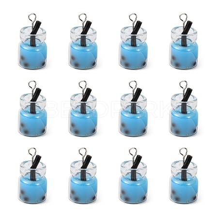 Glass Bottle Pendants X-CRES-S359-01C-1