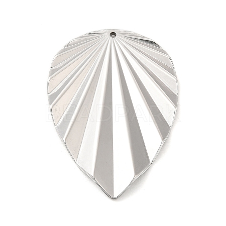 304 Stainless Steel Big Pendants STAS-F290-08P-1