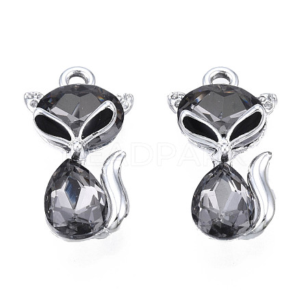 UV Plating Alloy Enamel Pendants ENAM-N058-02A-1