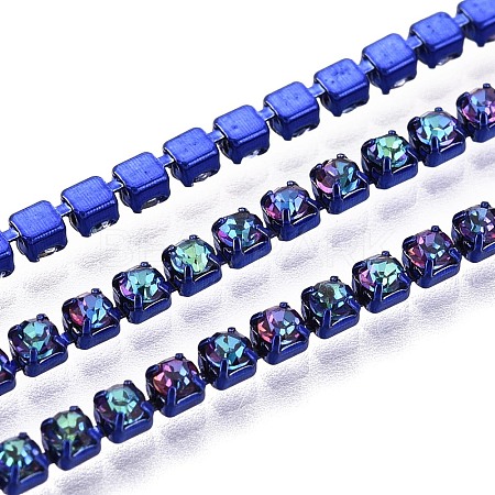 Iron Rhinestone Cup Chains CH-N005-05E-1