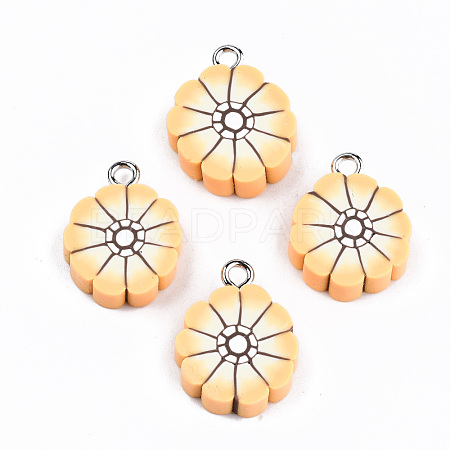 Handmade Polymer Clay Pendants CLAY-T016-75-1