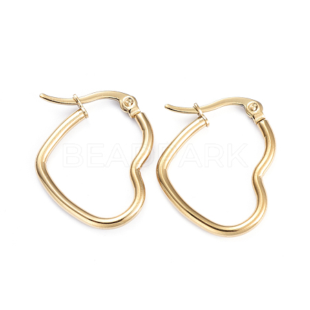 201 Stainless Steel Hoop Earrings EJEW-I245-27F-1