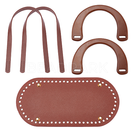 2Pcs Wood Bag Handles FIND-WR0001-43A-1