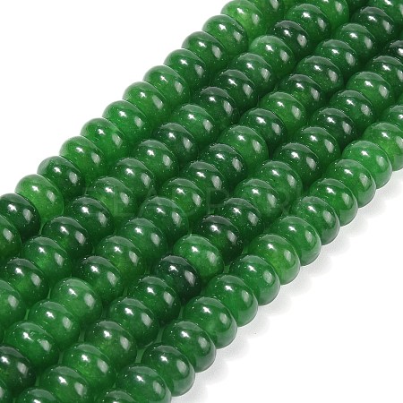 Dyed Natural White Jade Beads Strands G-G107-A09-01-1