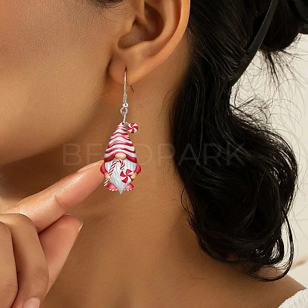 Christmas Acrylic Dangle Earrings FS-WG0219A-03-1
