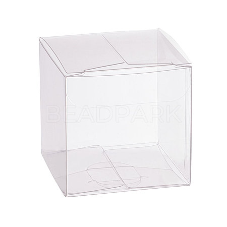 Transparent Plastic PVC Box Gift Packaging CON-WH0060-02A-1