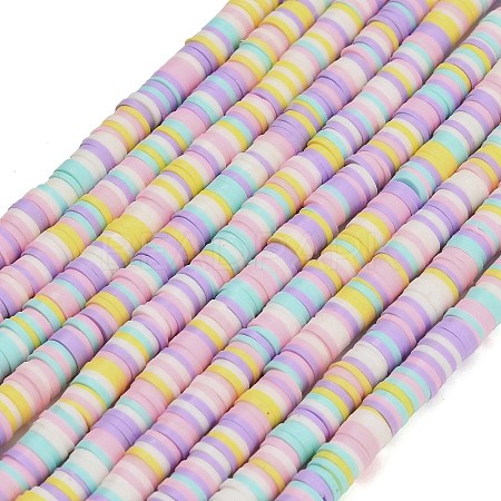 Handmade Polymer Clay Beads Strands PY-CBA21A8-01G-1