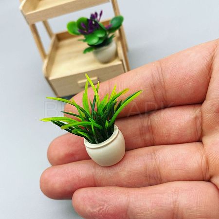 Mini Plastic Artificial Plant Ornaments MIMO-PW0001-192D-1