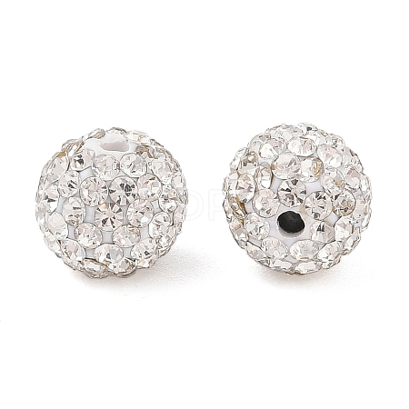 Polymer Clay Rhinestone Beads RB-N006-70-1