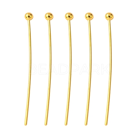 Brass Ball Head Pins KK-R020-06G-1