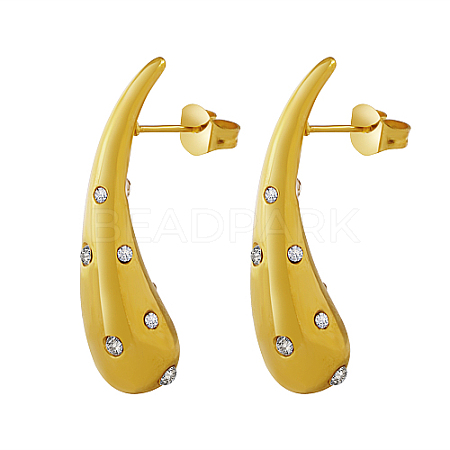 304 Stainless Steel Stud Earrings UP2648-8-1