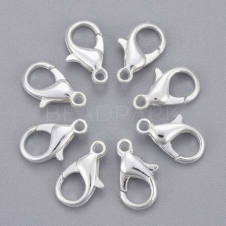 Zinc Alloy Lobster Claw Clasps E105-S-1