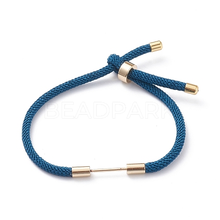 Braided Nylon Cord Bracelet Making MAK-A017-D01-05G-1