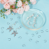 30Pcs 304 Stainless Steel Clip on Nose Ring Findings STAS-BBC0003-95P-4