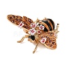 Bee with Flower Enamel Pins RB-CBAC813-01G-01-2