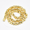 Electroplate Non-magnetic Synthetic Hematite Beads Strands G-Q465-41G-2