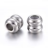 201 Stainless Steel Beads X-STAS-O110-18P-A-2