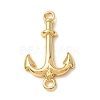 Brass Connector Charms KK-CBA0009-02G-1