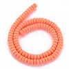 Handmade Polymer Clay Beads Strands LS-CLAY-N008-39-3