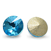 Faceted Diamond Glass Pointed Back Rhinestone Cabochons RGLA-D001-6mm-S07-2