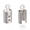 Tarnish Resistant 304 Stainless Steel Folding Crimp Ends STAS-L262-04D-P-1