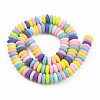 Handmade Polymer Clay Beads Strands CLAY-N008-064-A18-2