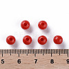 Opaque Acrylic Beads X-MACR-S370-C6mm-A14-4