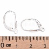 925 Sterling Silver Leverback Hoop Earrings Findings STER-A002-236-4