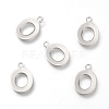 Non-Tarnish 201 Stainless Steel Charms STAS-C021-06P-O-1
