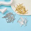 90Pcs 3 Colors Brass Tube Beads KK-YW0002-08A-2