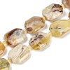 Natural Yellow Opal Beads Strands G-B125-P17-01-1