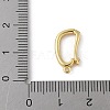 Brass Twister Clasps KK-L245-38G-3