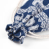 Elephant Printed Polycotton(Polyester Cotton) Packing Pouches Drawstring Bags ABAG-T004-10x14-38-3