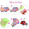 DIY Cars Diamond Painting Keychains Kits DIY-WH0182-16-3