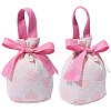 Heart Print Cloth Jewelry Drawstring Gift Bags ABAG-WH20015-11-6