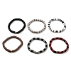 Handmade Polymer Clay Heishi Beads Stretch Bracelets Sets BJEW-JB05902-05-1