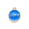 Alloy Enamel Pendants ENAM-S124-01B-02K-3
