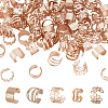 100Pcs 5 Styles Iron Hair Decoration AJEW-ME0001-49-1