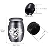 Stainless Steel Cremation Urn AJEW-CN0001-89B-2