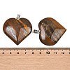 Natural Tiger Iron Pendants GG-K002-04H-3
