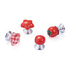 4Pcs 4 Styles Plastic Toilet Tank Button AJEW-TA0003-59-3