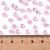 6/0 Inside Colours Transparent Glass Seed Beads SEED-T007-07G-4