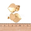 304 Stainless Steel Stud Earrings SA-CBAF756-01G-3