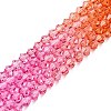 Baking Painted Glass Bead Strands DGLA-A039-T6mm-A04-4