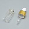 Natural Amethyst Openable Perfume Bottle Pendants G-E556-02B-4