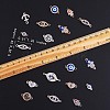 20Pcs Alloy Eye Charm Connector Assorted Evil Eye Connector Mixed Shape Eye Charm Pendant for Jewelry Necklace Bracelet Earring Making Crafts JX219A-2