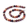 Natural Wood Beads Strands X-WOOD-F008-07-A-2
