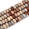Natural Aqua Terra Jasper Beads Strands G-E444-16-8mm-2