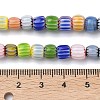 Handmade Millefiori Glass Chevron Beads X-LAMP-Z019-02B-4