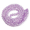 Transparent Crackle Baking Paint Glass Beads Strands X2-DGLA-T003-01A-10-2